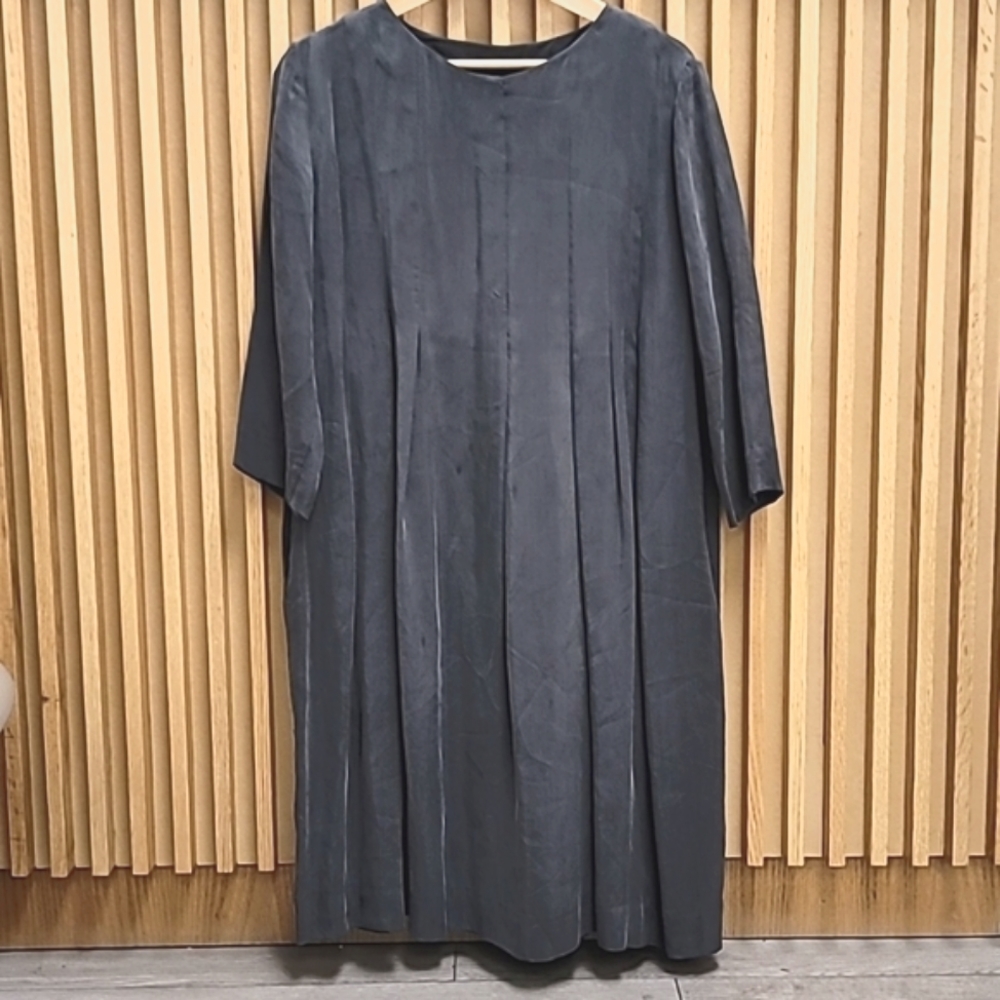 COS Silk Like Oversize Flowy Boxy Dress